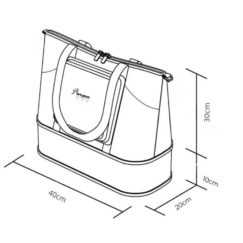 Title 7, Folding Travel Bag Large Capacity Can Expand Wa...