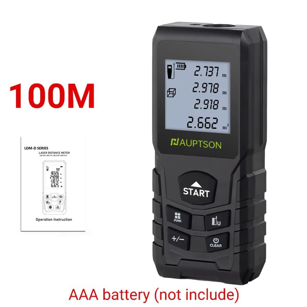 High Precision Handheld Laser Distance Meter Indoor Infrared Electronic Measuring Tool With Digital Display For Home Renovation — 1