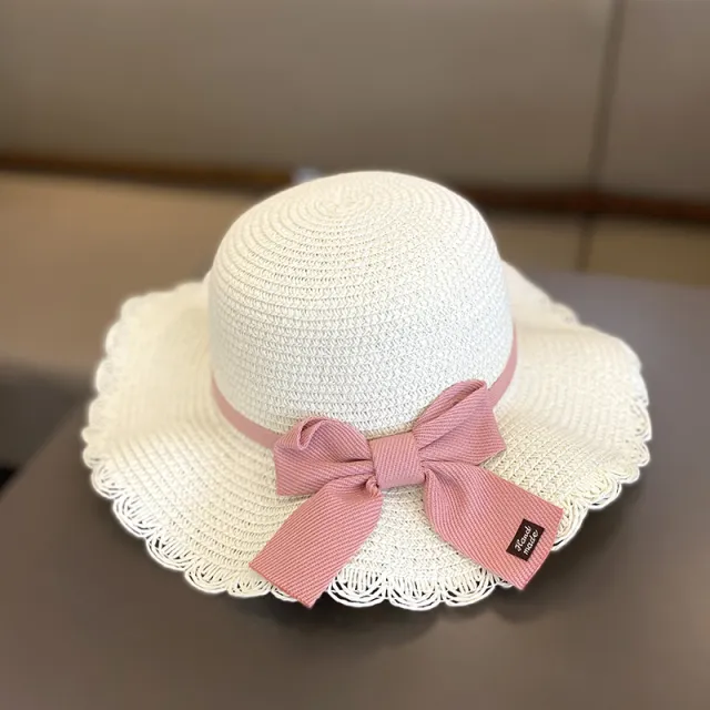 Girls Summer New Straw Hat Bag Set Milk Color Hat - Shop at LoveMi