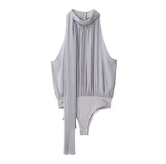 New Bowknot Decoration Tulle Jumpsuit 1223008 Balloon Version Midi Dress 1223009 Suit - Top-S - View 1