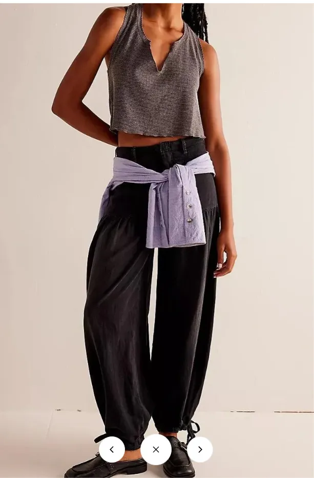 Women's Lotus Wide Leg Jeans Elegant Black - Shop at LoveMi