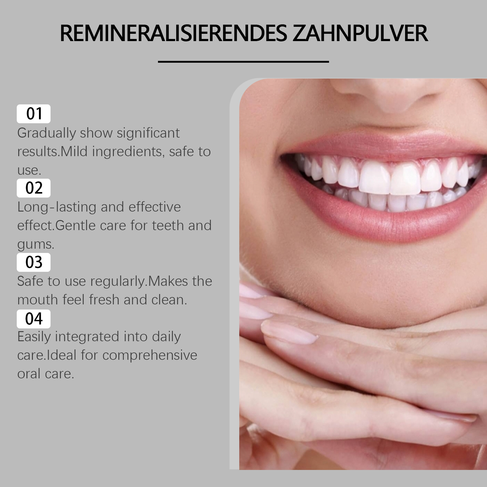 Oral Care Tooth Powder For Fresh Bright Clean And Healthy Teeth Every Day