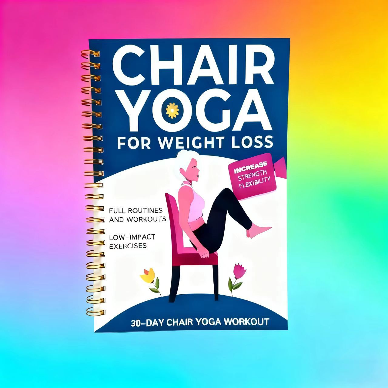 Yoga Training Guide Planner Notebook Coil-Bound Journal
