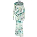 Green And Floral Pattern