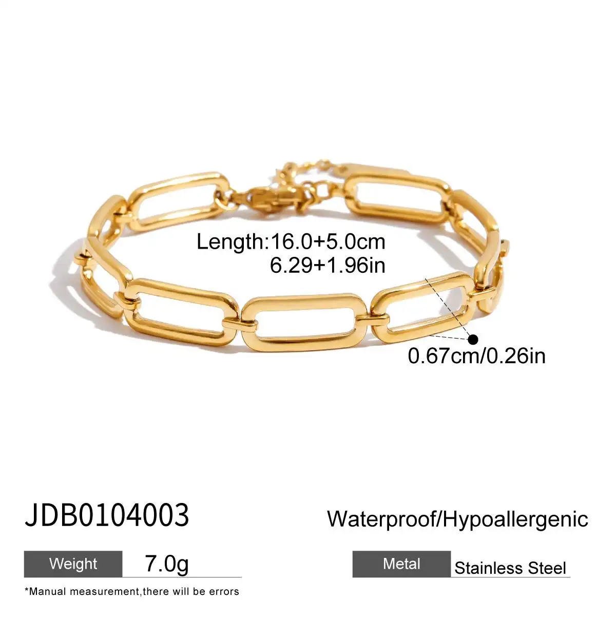 Stainless Steel Pentagram Zircon Bracelet Light Luxury Advanced