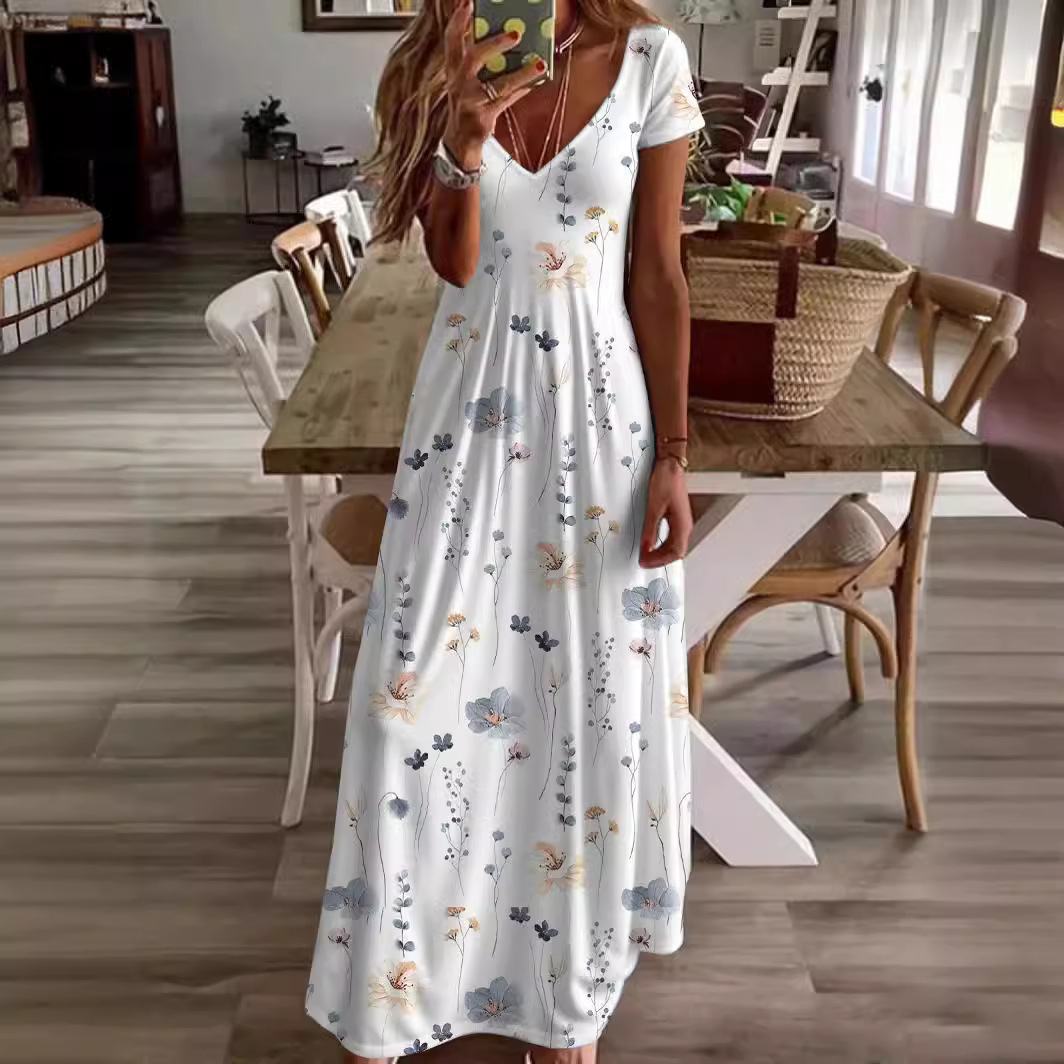 Street Hipster Printed Casual Fashion Dress