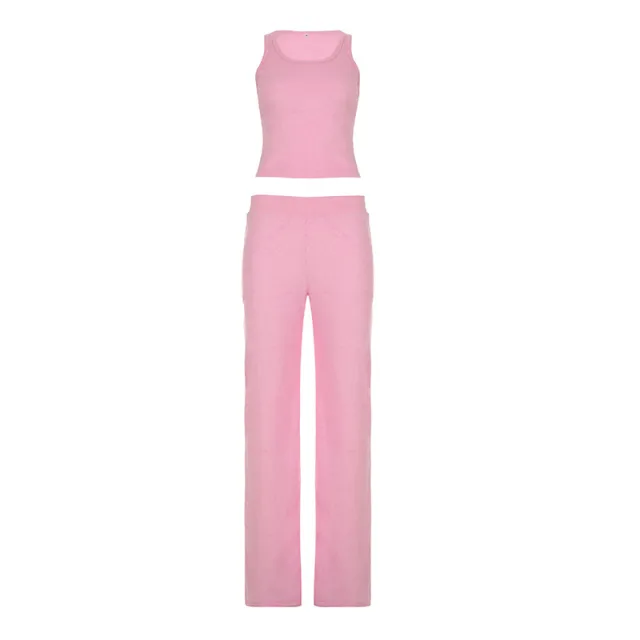 Sportswear Three piece Zipper Hoodie Top Vest Pants Casual Suit Vest Pants - Shop at LoveMi