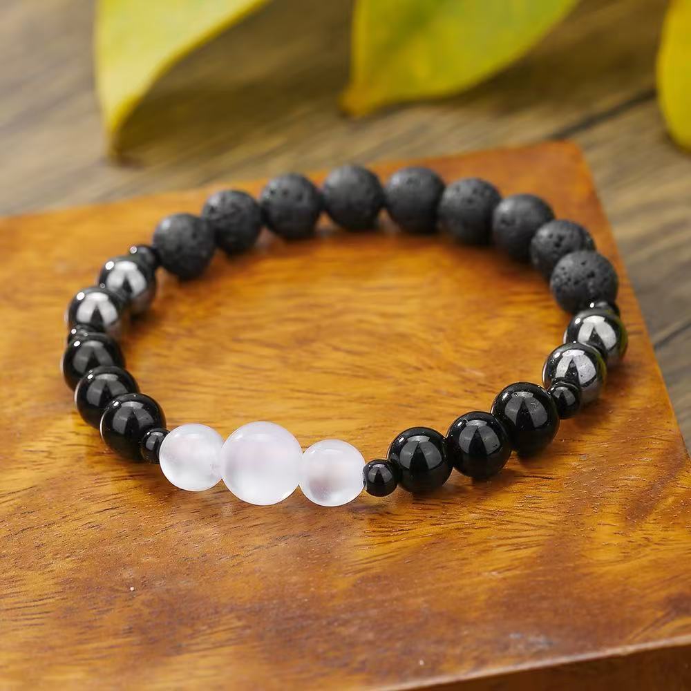 Lapis Lazuli Tiger Eye Bead Bracelet