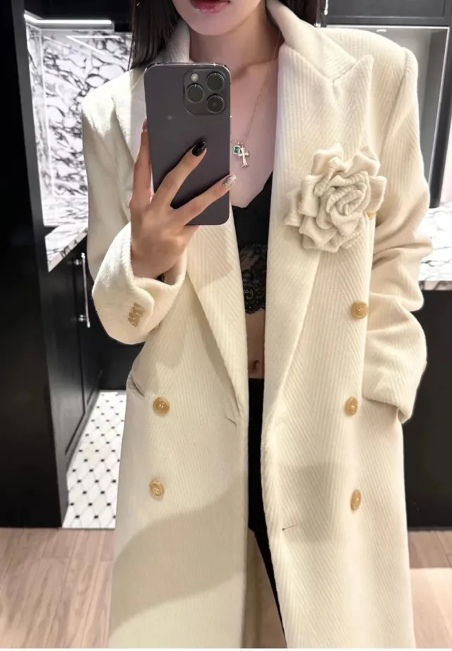 Tube Top Women's Autumn Hip wrapped Casual Wide leg Pants Fashion Two piece Suit Coat - Shop at LoveMi