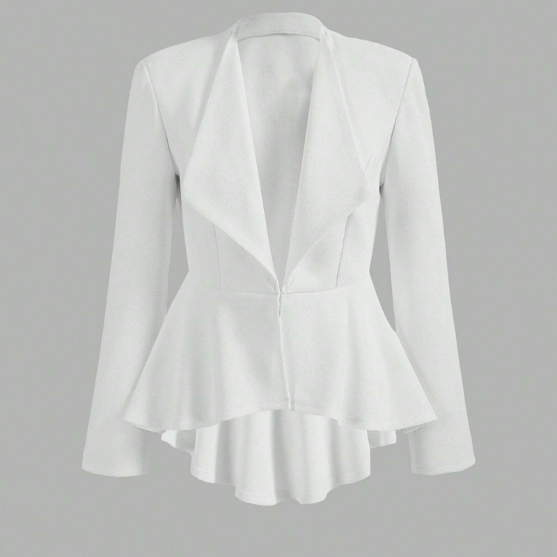 European And American Fashion Irregular Long Sleeve Small Suit Jacket