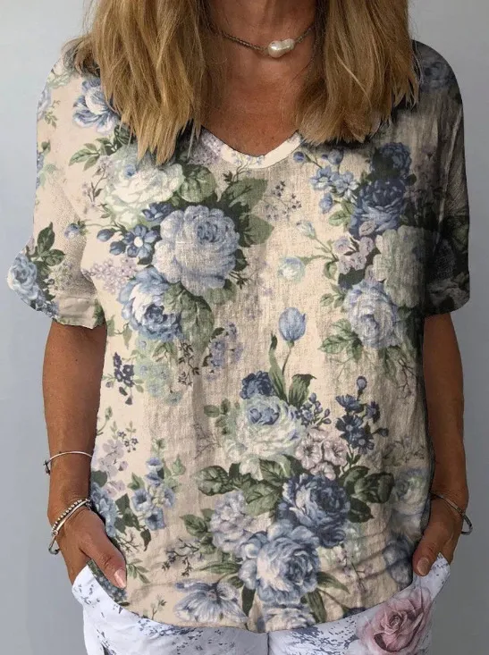 Women's Creative Trendy Personalized Printed Top Style 33 4Xl - Shop at LoveMi
