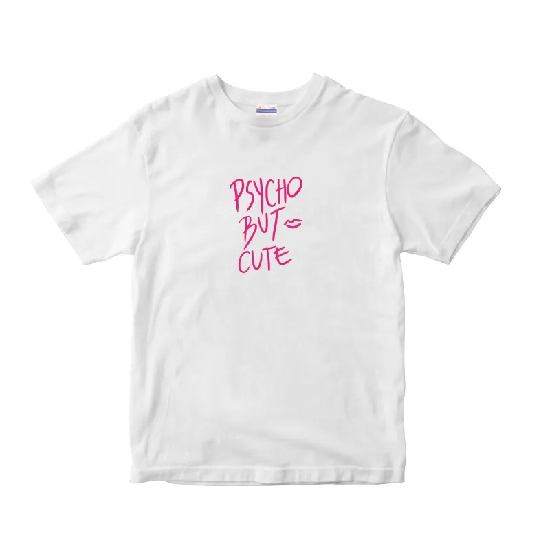 Nervous Cute Girl's Cotton Short-sleeved T-shirt All-matching - Apricot