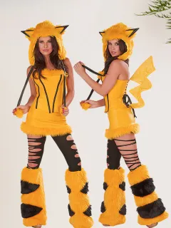Yellow Mouse Halloween Costume for Women - View 1