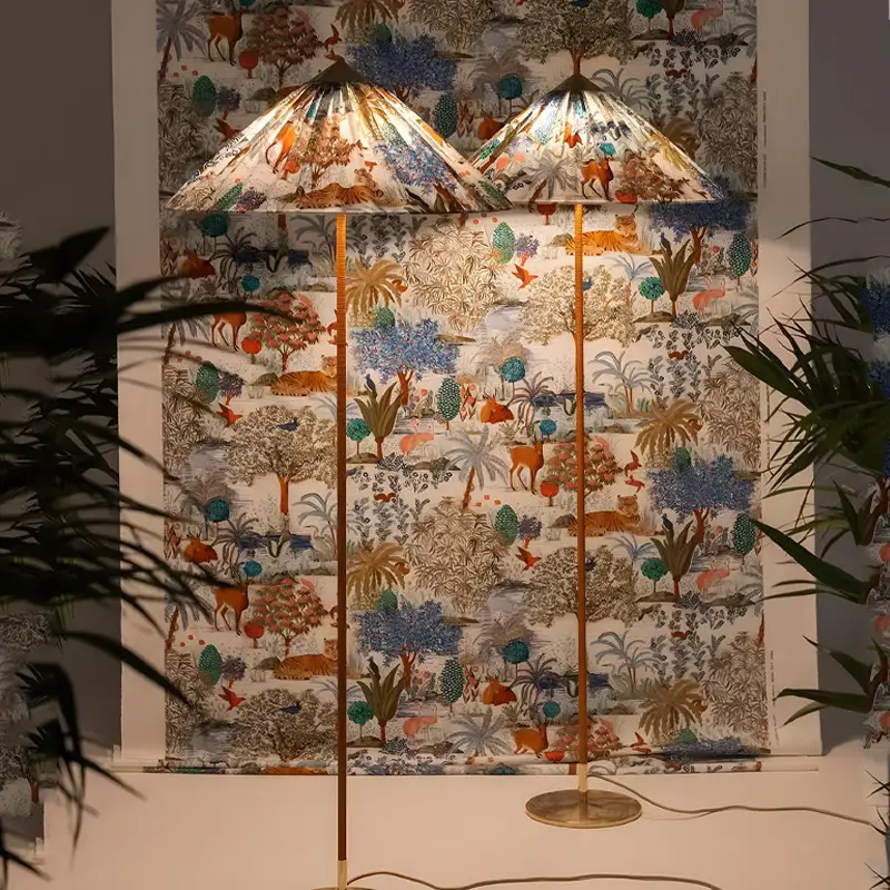Household Fashionable And Creative Rattan Floor Lamp