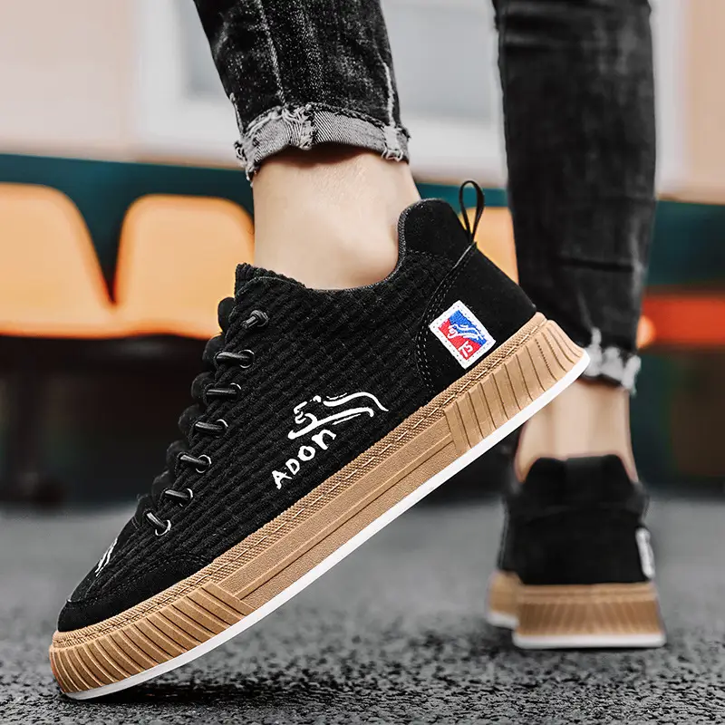 Spring Corduroy Sports Leisure Men's Cloth Shoes