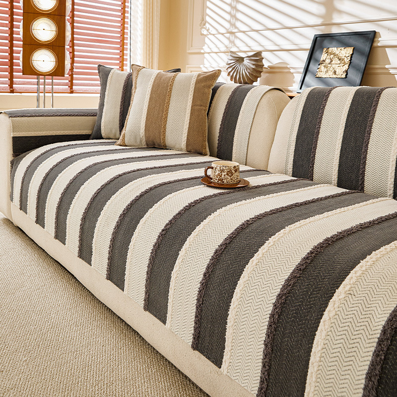 Simple Chenille Sofa Cushion Versatile And Vintage-style