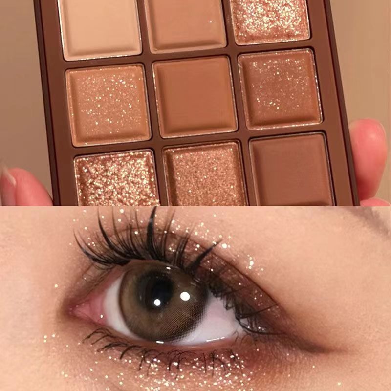 Nine-color Mocha Chocolate Eyeshadowshimmer And Matte 4