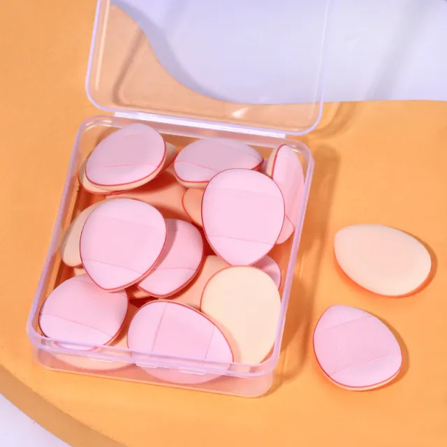 Mini Finger Puff Foundation Powder Detail Makeup Pink20Andbox - Shop at LoveMi