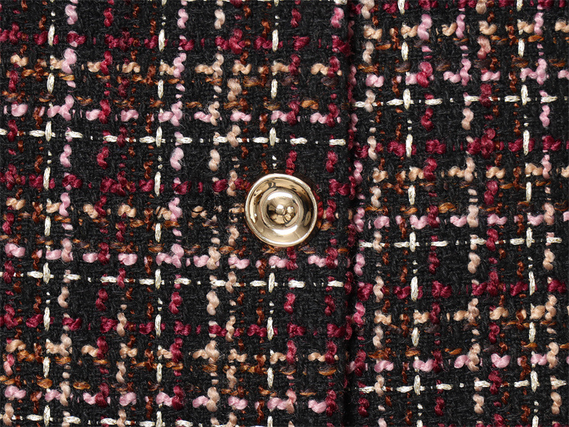 Elegant Classic Style Round Neck Long Sleeve Short Coat