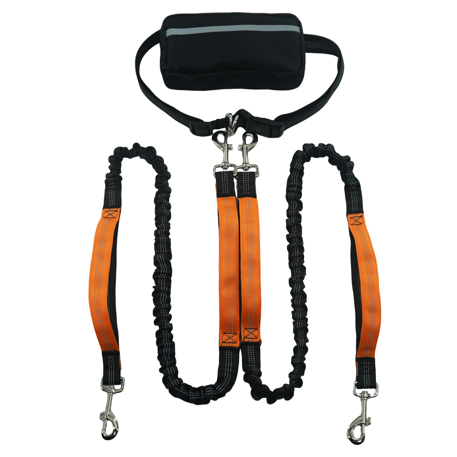 Multifunctional Running Waist Pack With Leash Portable For Dog Walking And Explosion-proof