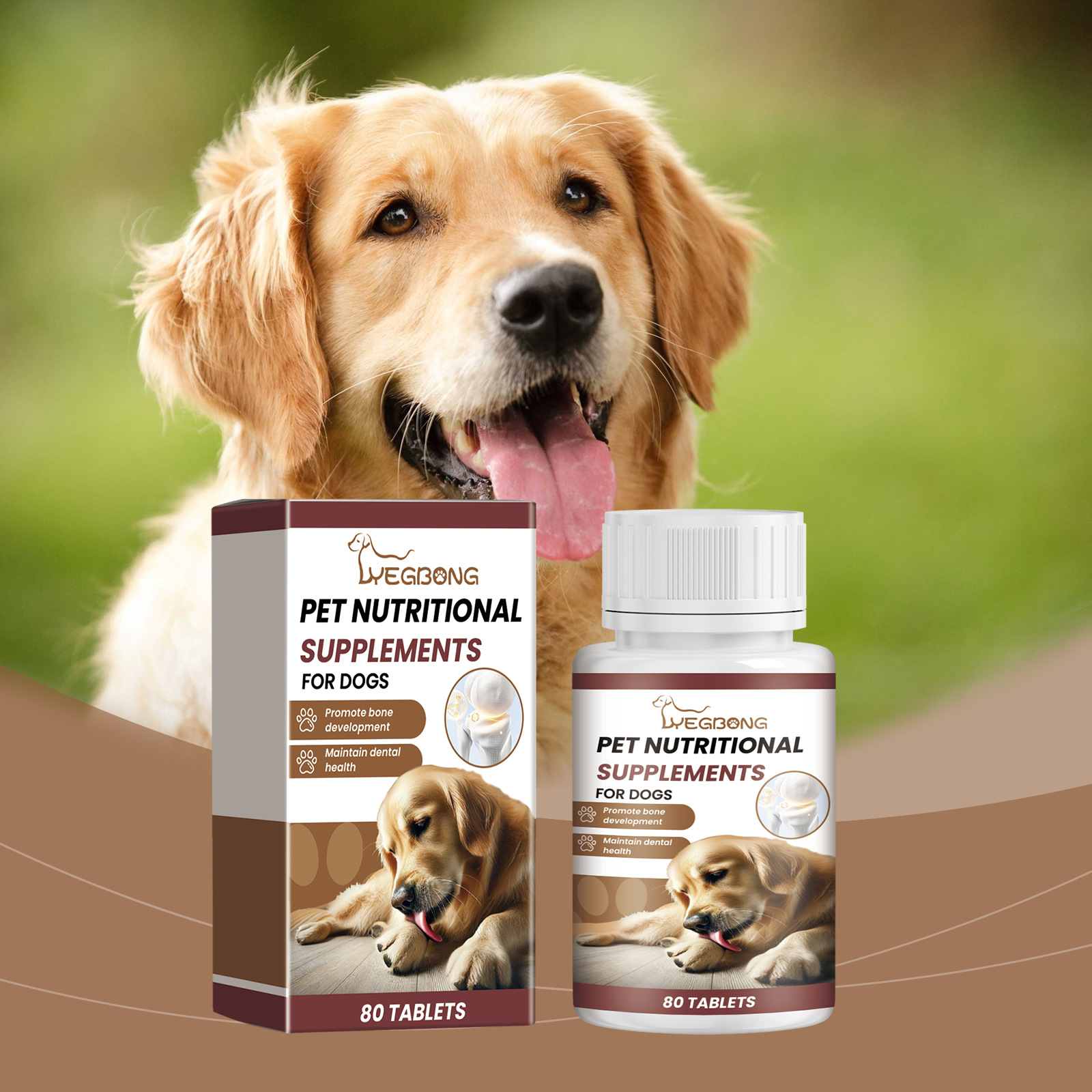 Pet Vitamin Supplement For A Healthy Nutritious Dietcalcium Tablets — foto 5