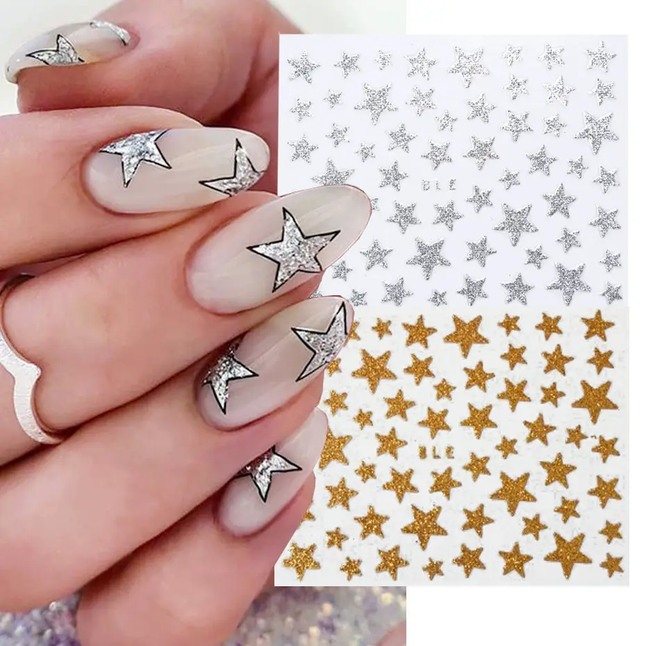 Nail Sticker I Laser Glitter XINGX Adhesive