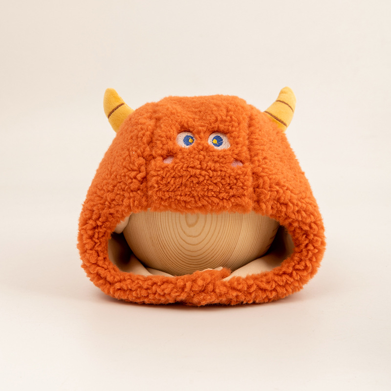 Plush Cow Orange