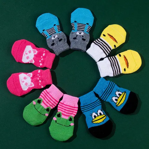 High Quality Non-slip Sole Socks Teddy Corgi Cat Supplies