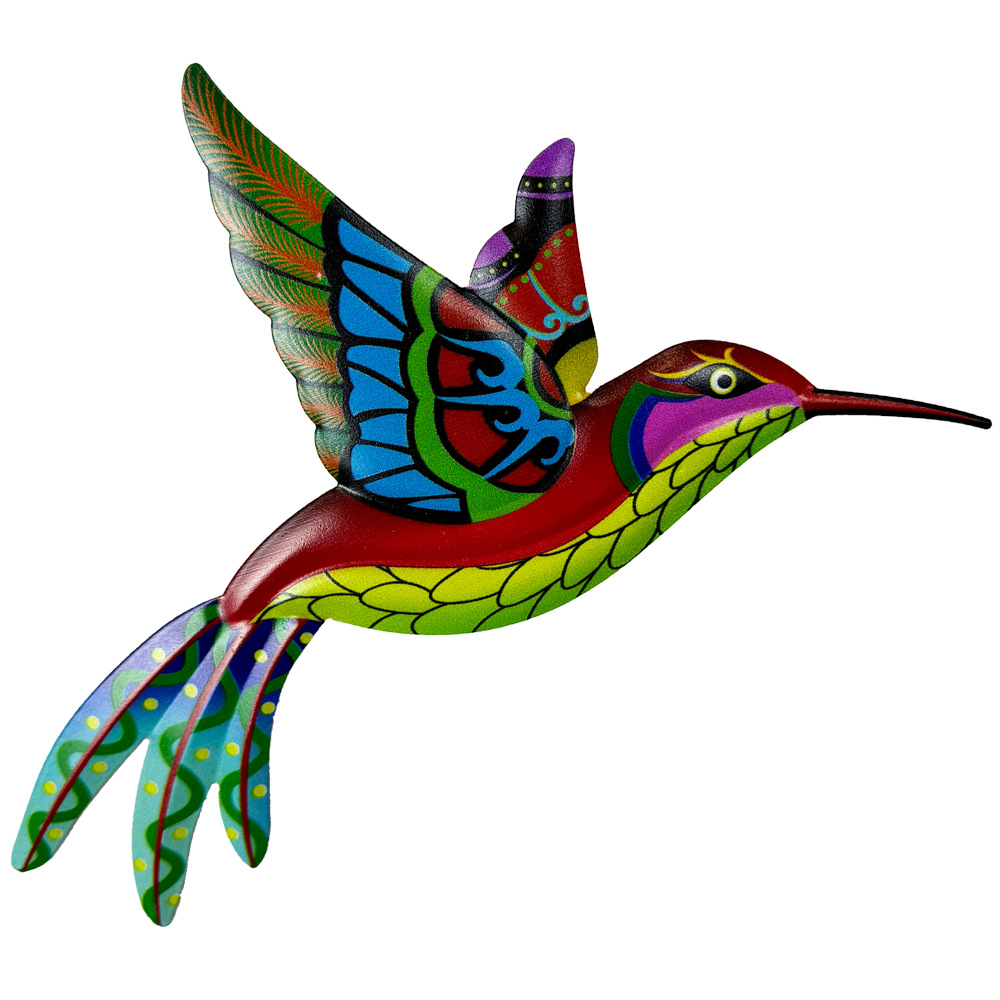 Title 2, Iron Art Hummingbird Magnetic Refrigerator Stic...