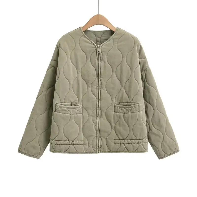 Women's Fashionable Casual Loose Cotton Padded Jacket