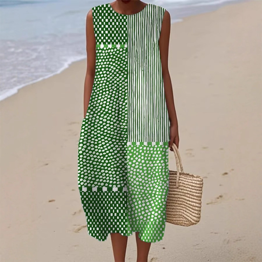 Stylish Casual And Chic Sleeveless Womens Dress