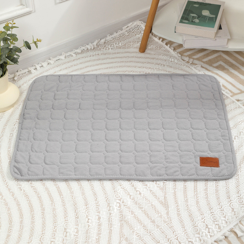 Waffle Pet Pad Gray