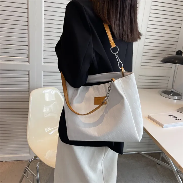 Women's All match Shoulder Tote Bag Brown - Shop at LoveMi