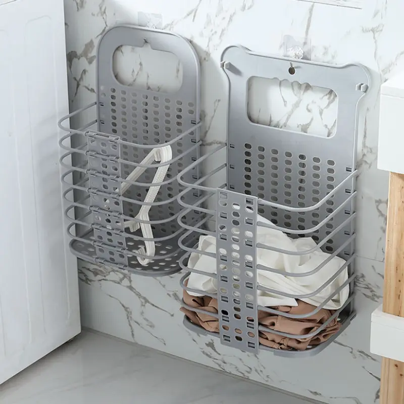 Household Foldable Wall Hanging Storage Basket