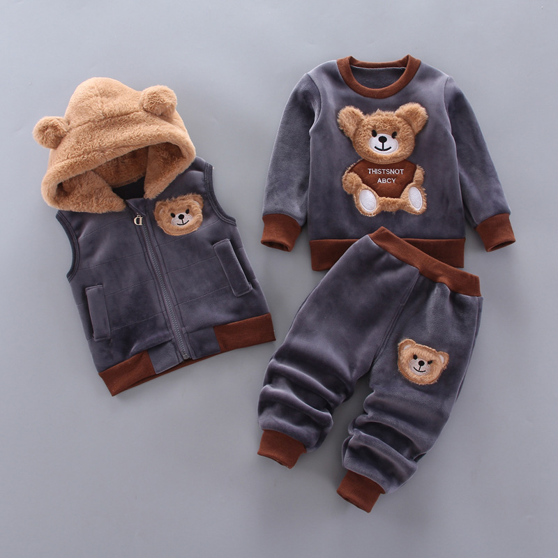 Bear Set Dark Gray