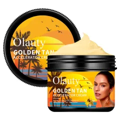 Sun-aid Sun Tanning Cream Bronze Beach Swimming Pool Wheat Colour Body Lotion - 80G Black Cream - View 1