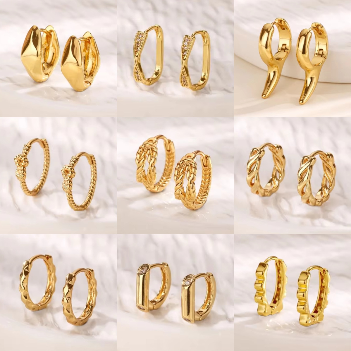 Wheat Woven Earrings For Women Ear Ring High-grade