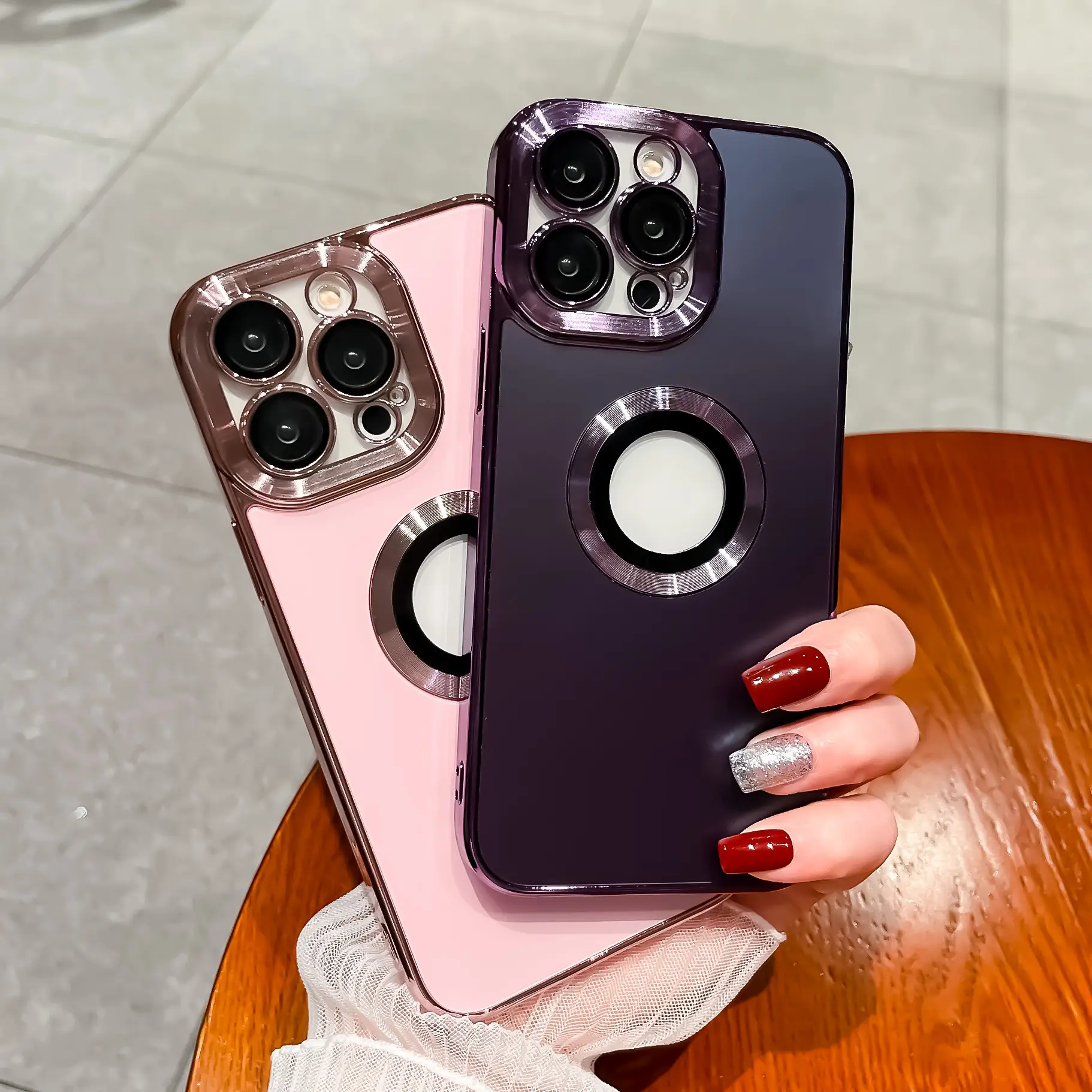 Electroplating Matte Without  Phone Case Grain Lens Protector