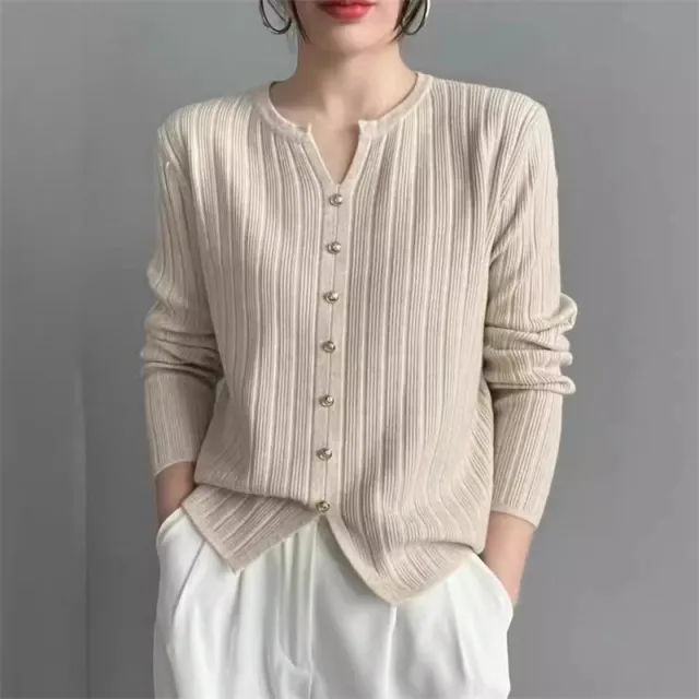 Women's Oversized Loose And Fashionable Round Neck Top Khaki - Shop at LoveMi