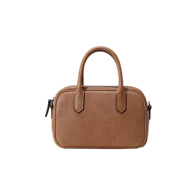 Bowling Bag Fashion Shoulder Messenger Handbag Gray - Shop at LoveMi
