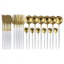 24Pcs White Gold