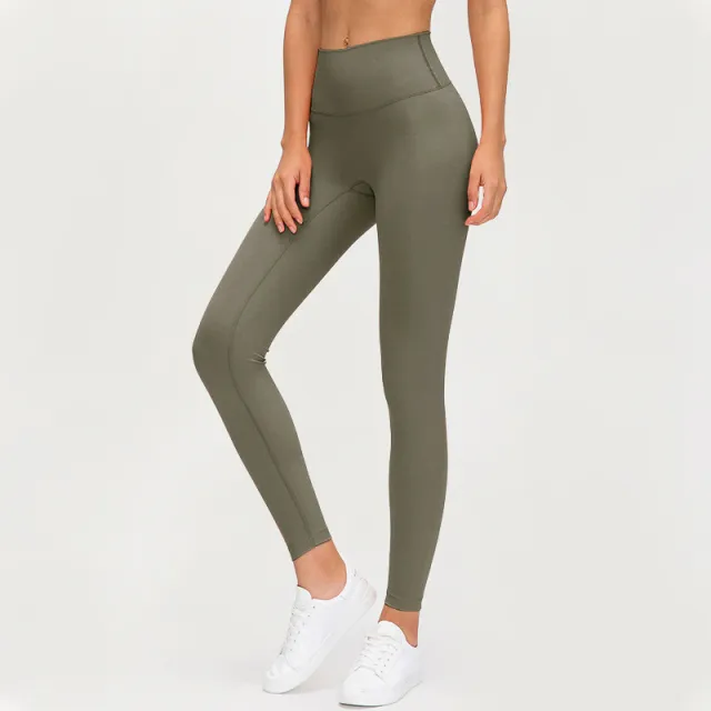 Tight High Waist Hip Lifting Sport Fitness Pants Light Army Green - Shop at LoveMi