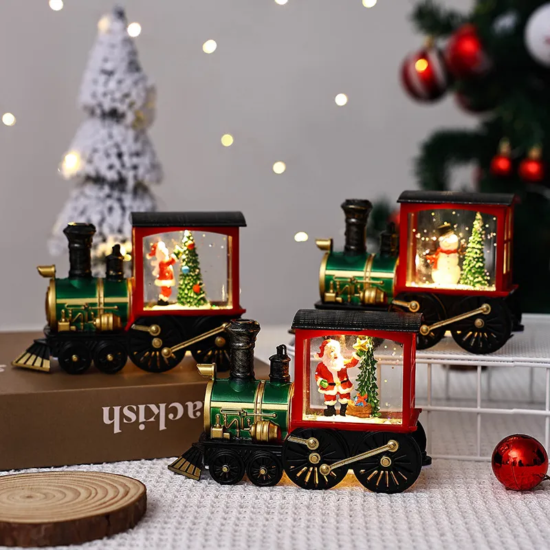 Christmas Gift Train Decoration Small Night Lamp – image 3