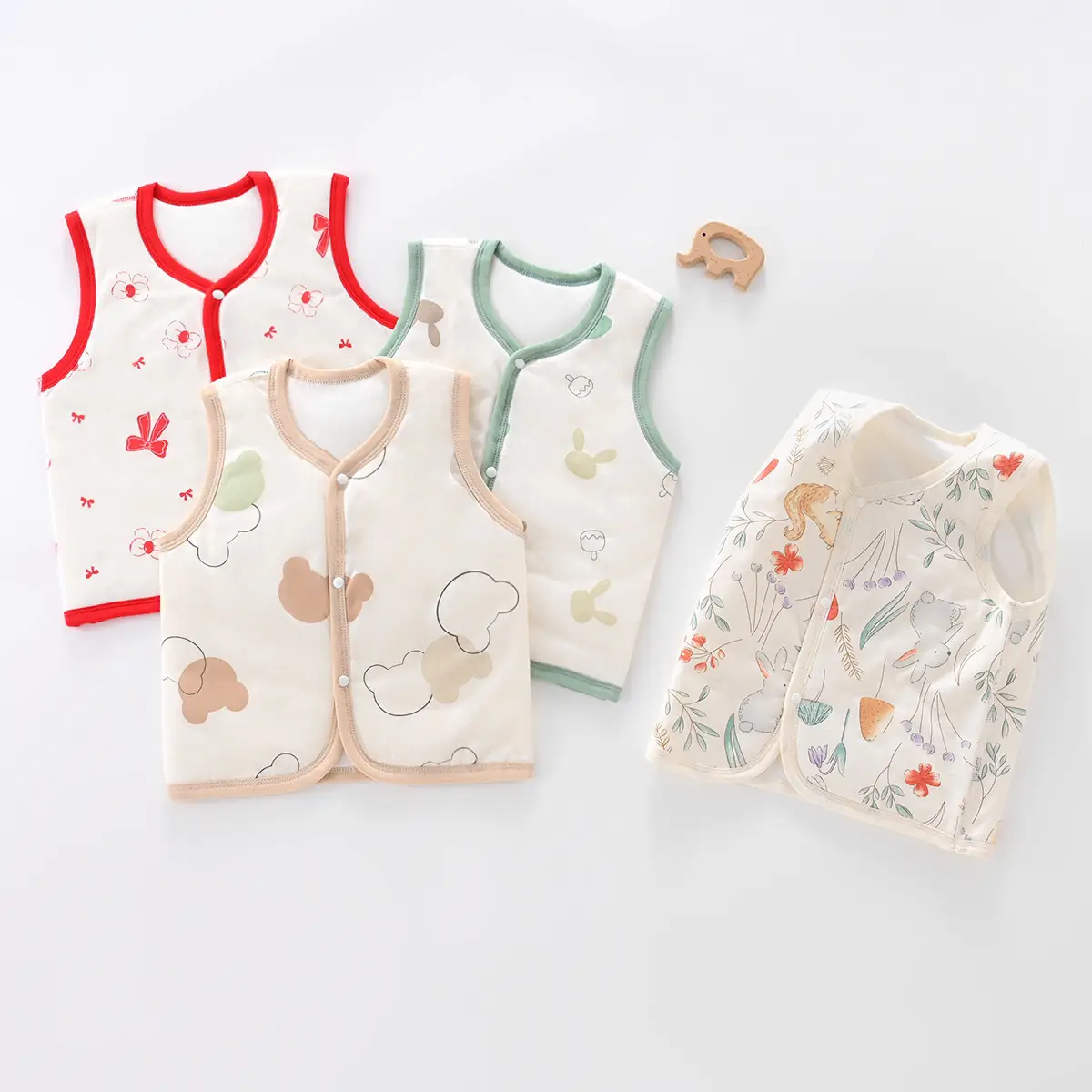 Infant Autumn And Winter Quilted Boneless