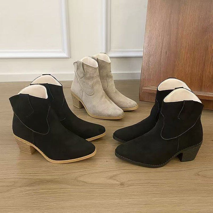 Women’s Retro Sock Cuff Booties