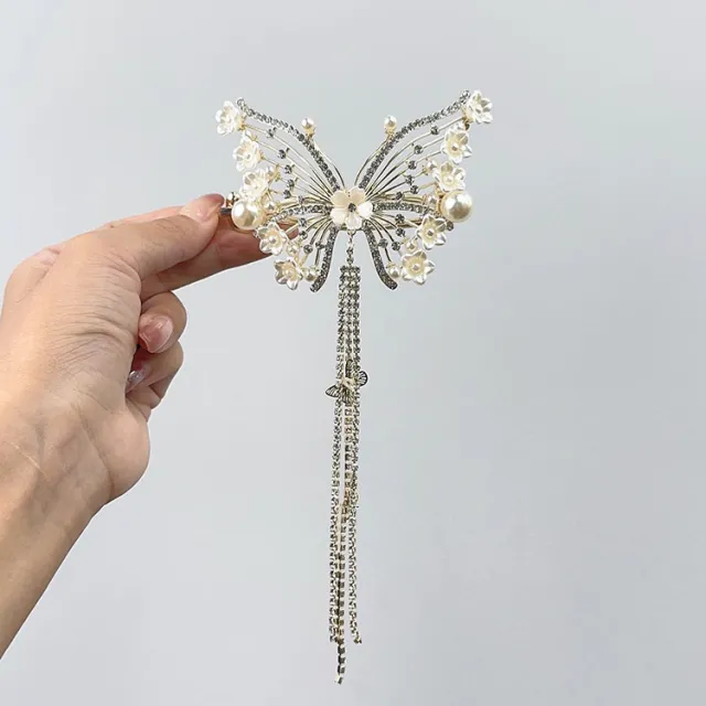 Lily Butterfly Banana Clip Mori Style Gold - Shop at LoveMi