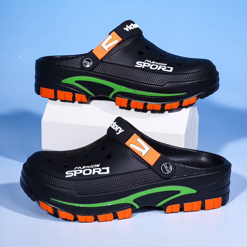 Men's Lightweight Head-wrapping Casual Beach Slippers