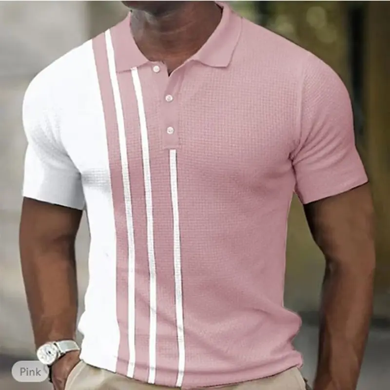 Summer Golf Shirt Men