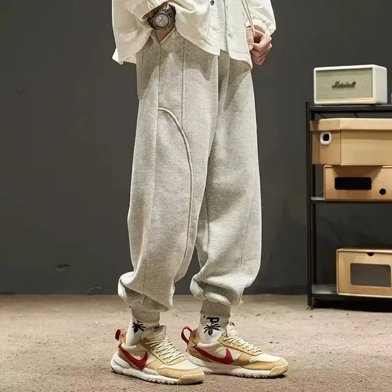 Leg-binding Sports Solid Color Casual Pants