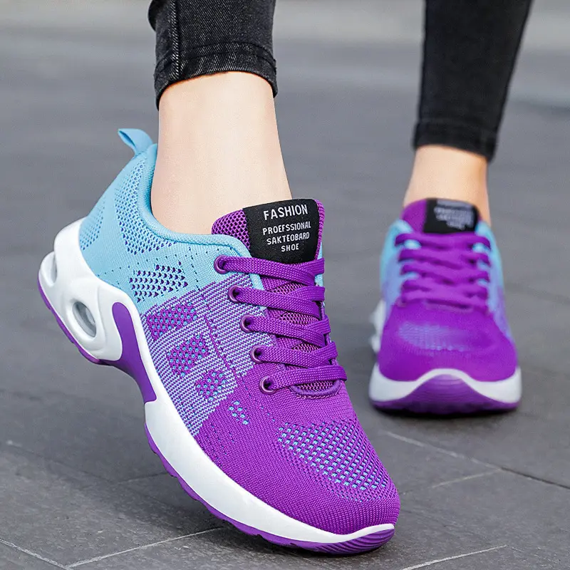 Womens Flyknit Mesh Shoes In Plus Sizes